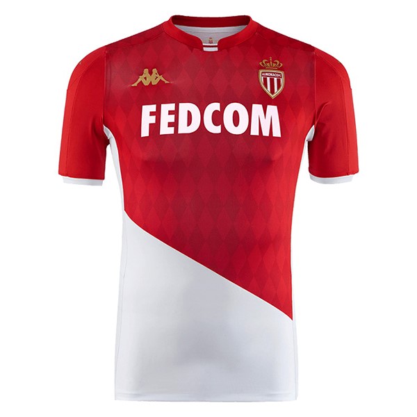 Tailandia Camiseta AS Monaco Replica Primera Ropa 2019/20 Rojo Blanco